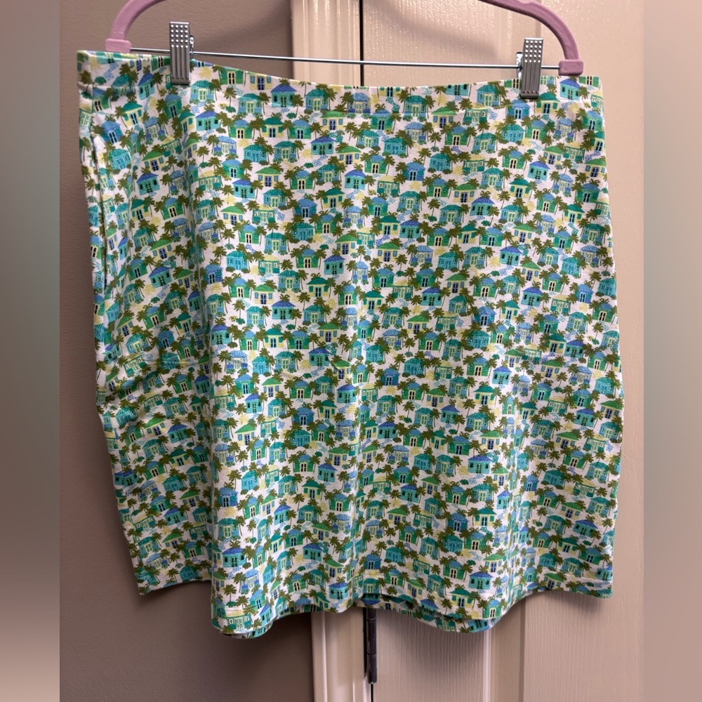 Women’s J.Jill cool tones beach shack skirt